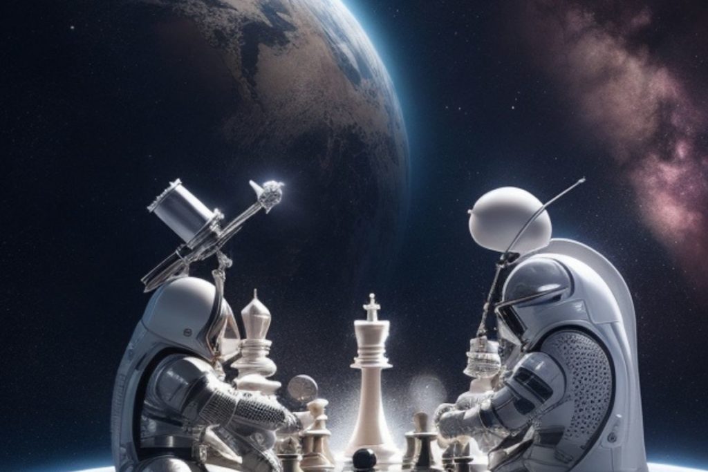 xadrez no espaço