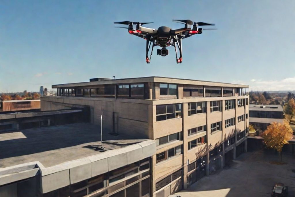 Drone prédios